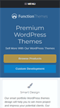 Mobile Screenshot of functionthemes.com